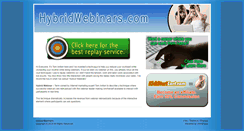 Desktop Screenshot of hybridwebinars.com